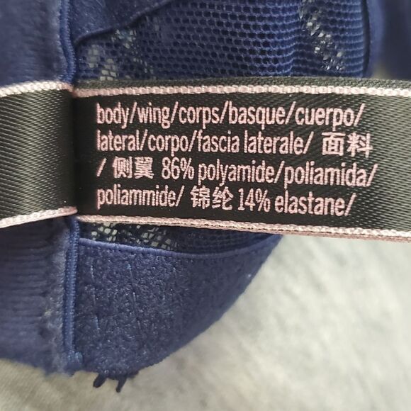 Victoria's Secret Blue Lace Demi Unlined Bra - Picture 4 of 4